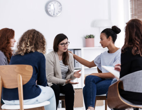 First meeting of Women`s issues support group meeting